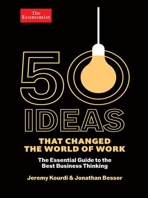 cover image of 50 Ideas that Changed the World of Work